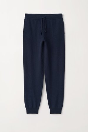Soft Goat - Boys Joggers - Cashmere pants kids - 134/140 - Navy