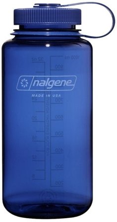 Nalgene Bottle 1L Wide Mouth Sustain Denim