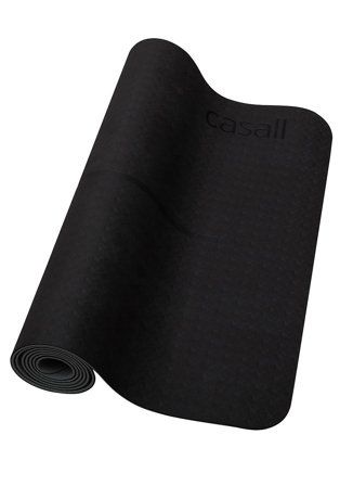 Casall Yogamåtte Position 4mm Black Grey, Sport & Velvære, Yogaudstyr, Yogamåtter