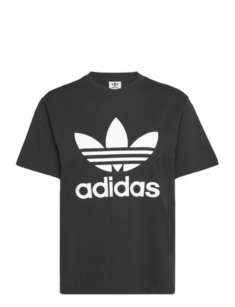 Trefoil Tee T-shirts & Tops Short-sleeved Svart Adidas Originals*Betinget Tilbud