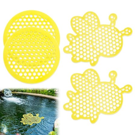 Flytande Bi-öar, Trädgårdsvattnare, Honungskakemönsterdesign, Flytande Pollineraröar, Perfekt Lösning för Bi-hydrering och Pollinering