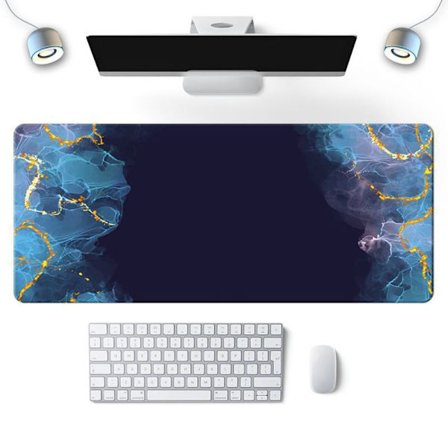 Marmor texturerad musmatta Tangentbord Musmatta BLÅ 300X600X2MM