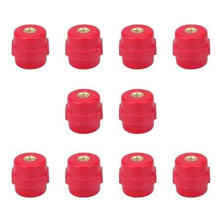 10-pak 8 mm polyesterafstandsstykker isolatorer til samleskinneapplikationer_Overraskelsesgave