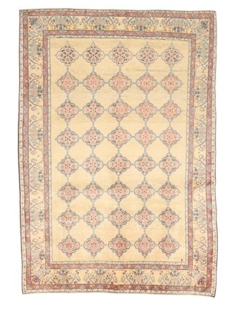 Noué À La Main Gabbeh Kashkooli Tapis 202X298 De Laine Beige/Orange