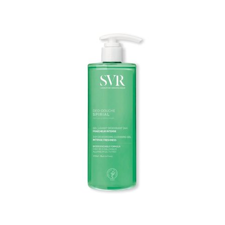 SVR Spiral Déo Douche Gel Detergente Deodorante 400ml