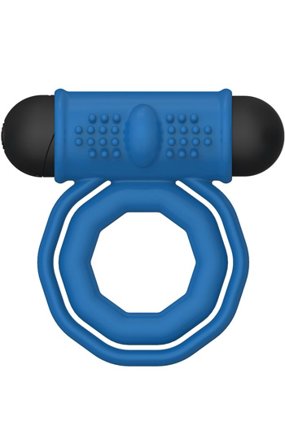 Kjøp Double Rings Rechargeable Cock Ring - Penisring med vibrator | God pris