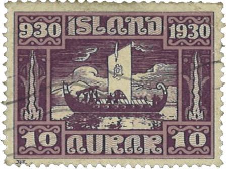 Island 1930 - AFA 128 - Stemplet
