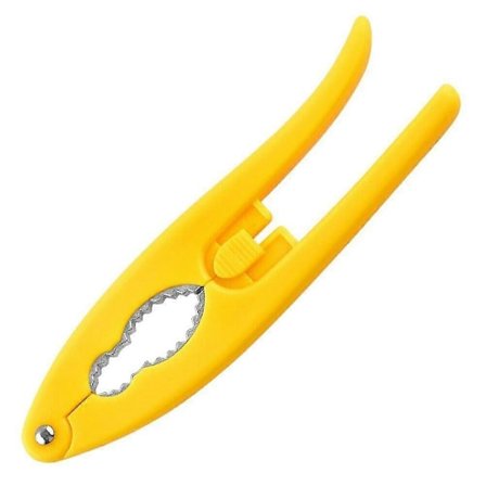 Nøtteknekker Verktøy Multifunksjon Nøtteklype Praktisk (gul) (1 stk)