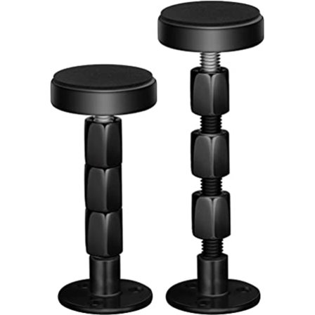 2 stk. Sort Justerbar Seng Ramme Anti-Shake Værktøj, Hovedgærde Stopper