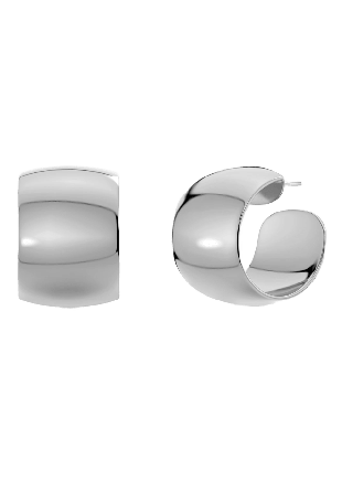 Edblad Prime Creoles L Smycken & klockor Dam Grå ONESIZE