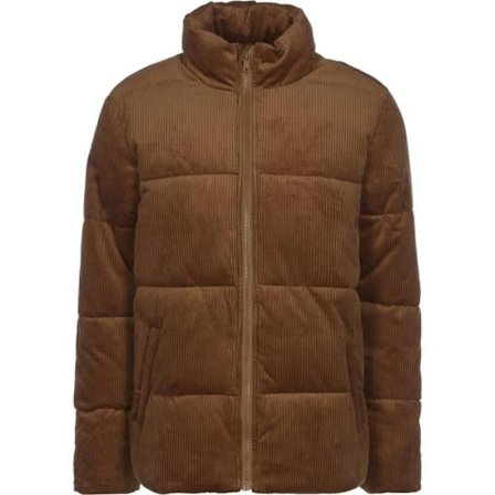 Vinterjakke - URBAN CLASSICS - Fløjl - Brun - Mand - Sidelommer