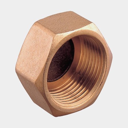 Buisplug Guidi Cap, brons, intern, 1/4" G (BSP)