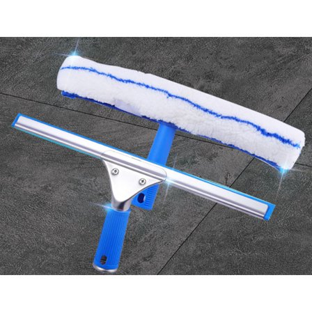 Professionell fönsterraka med mikrofiberborste, bredd 37 cm, 35,5 cm