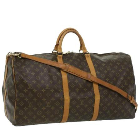 Louis Vuitton Vintage Pre-owned Keepall Bandouliere Monogram Väska brun, Dam Vintage Väskor, Dam, Storlek: ONE SIZE