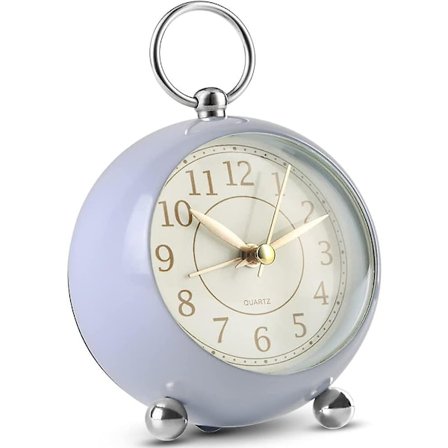 Tysta nattklockor, batteridrivna, ej exakt bordsklocka Analog väckarklocka