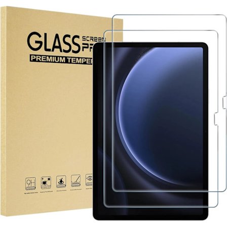 2 st 9H Härdat Glas Skärmskydd kompatibelt Samsung Galaxy Tab S7 S8 S9 FE Plus 12.4'' 11.0 S5E A7 S6 Lite Tab A 10.1 A8 A9 Plus