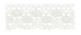Spitze 40 mm Weiß - Textra