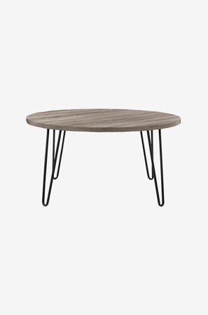 Dorel Home - Soffbord Owen Retro Round - Brun - Soffbord - Från Homeroom