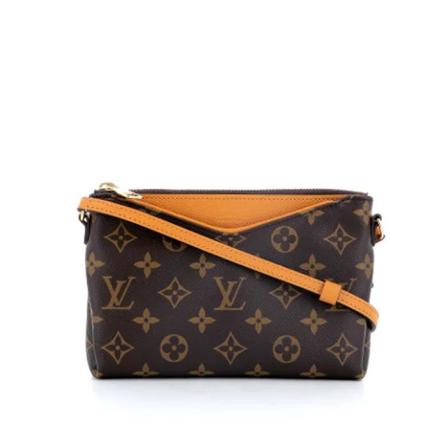 Louis Vuitton Vintage Pre-owned Crossbody Tas , Bruin , Dames , Maat: ONE Size Vintage Tassen
