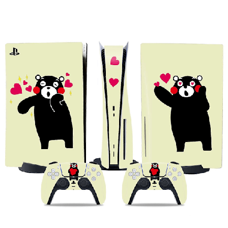 PS5 optisk drivenhet klistermärke, cool PS5 skin, handkontroll, för PS5-konsol och handkontroll, bedårande klistermärke, söt skin, tecknad anime, 