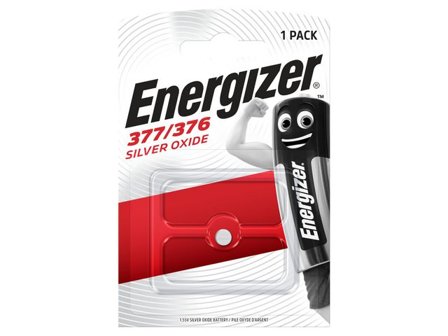Energizer Batteri Silveroxid 377/376 - Lyreco - Kontorsmaskiner > Batterier > Knappcellsbatterier