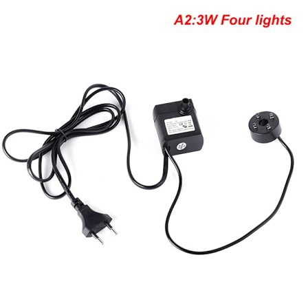 AC 220V 3W EU Plug Upotettava vesipumppu Akvaario Fountain