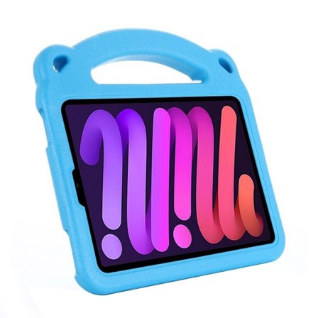 iPad Mini 6 2021 / Mini A17 Pro 2024 Skal med stativ - Blå