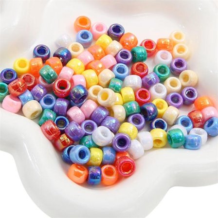 PERLAR PONY AKRYL 9X6MM 100ST/FP BSD401-01MX10