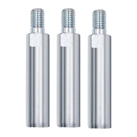 3 stk. Vinkelsliber Aksel Forlængere M10 Gevind Egnet til de fleste Slibere
