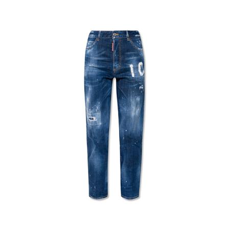 Dsquared2 Boston Jeans , Blauw , Dames , Maat: S