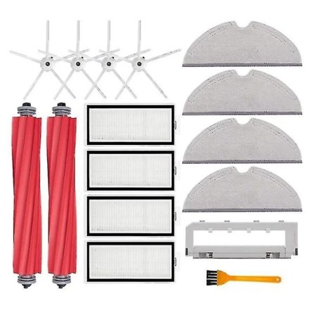 För Xiaomi Roborock Q7 Max, Q7 Plus, Huvudborste Sidoborste Hepa-filter Mopp null ingen-XF4-