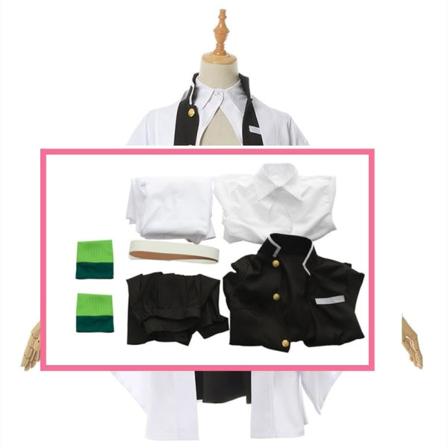 Aikuisten Demon Slayer Kimetsu no Yaiba Anime Kimono Kanroji Mitsuri Cosplay-asu A2 vain asu XXL