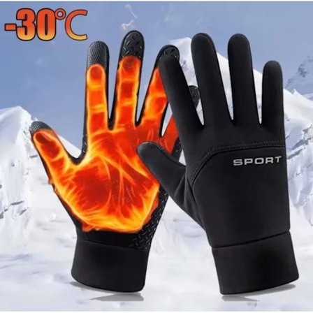Termiska handskar för extremt kallt väder – Pekskärm, vindtäta och vattentäta vintersporthandskar