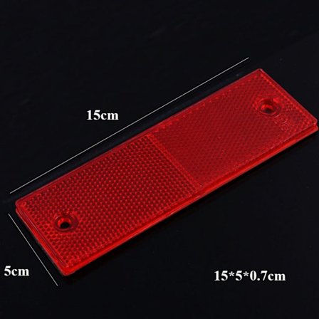 Triangelvarning Reflektor Skylt Ram RÖD KVADRATUR