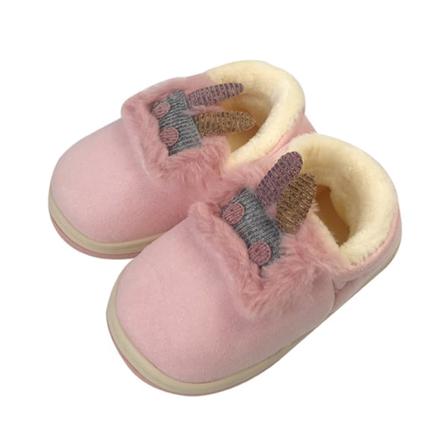 Barn Tecknad Söta Hem Skor Bomull Vinter Varm Plysch Tofflor