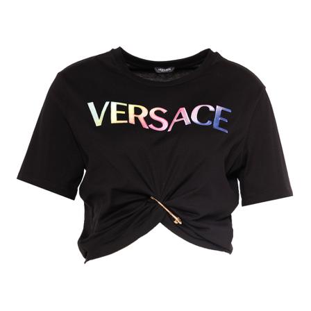 Versace T-shirt , Zwart , Dames , Maat: S