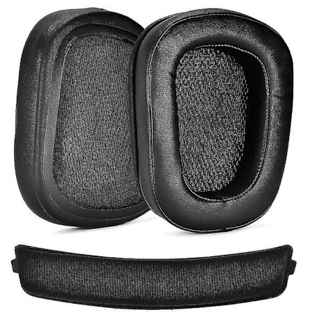 1 pari vaahtomuoviset korvatyynyt nahkaiset korvatyynyt G933 G935 G633 / G 933 G 935 G 633 kuulokkeille