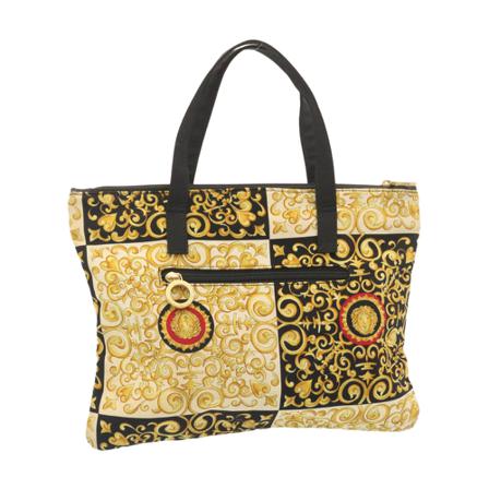 Versace Pre-owned, Handbag Beige, Dames, Maat:ONE Size,Katoen