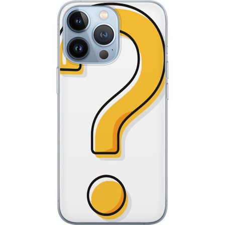 Kompatibel Mobilcover til Apple iPhone 13 Pro Spørgsmålstegn