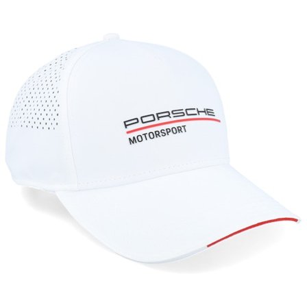 Porsche - Blanc adjustable Casquette - Porsche Motorsport White Adjustable @ Hatstore