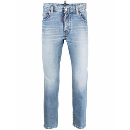 Dsquared2, Slim-fit Jeans Blauw, Heren, Maat:M