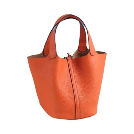 100% Ægte Læder Dame Håndtasker Designer Tote Taske Klassisk Blødt Læder Spand