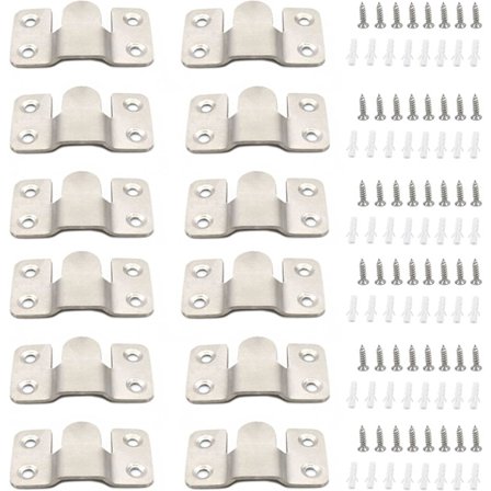 12 stk. Skjulte monteringsbeslag, Sofamøbelkobling, B