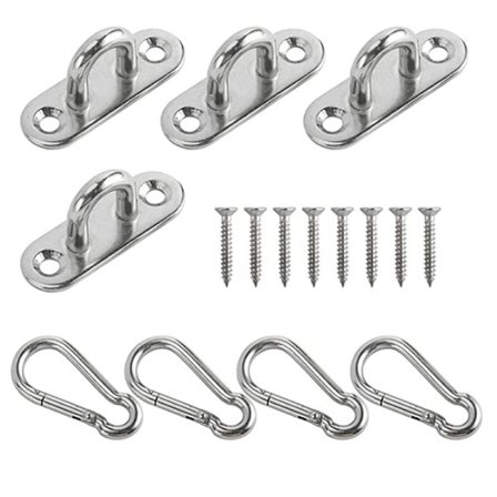 Pitkä nauha kiinteä nostorenkaan ruostumattomasta teräksestä soikea oven solki hiekka