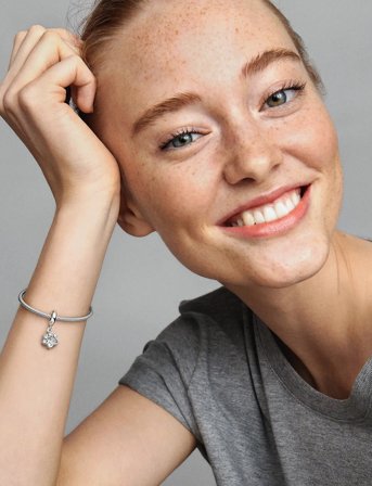 Pandora Sterling Silver Paw - Silver - ONE SIZE