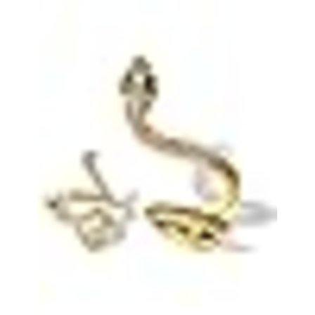 Guld Manchet Øreringe Kvinder - Ikke-Perforerede Brusk Øre Manchetter CZ