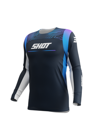 Shot Contact Apex Crosströja Barn Blå 12-13 år