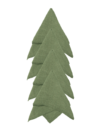 Svanefors Julie Servett 4p Bordstextil Grön 45x45 cm