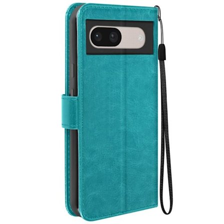 Etui til Google Pixel 8A - MAYAXESS - Pungholderfunktion - Turkis