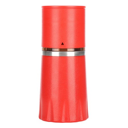 4 in 1 Monitoiminen kahvinkeitin manuaalisella papumyllyllä ja jauhatuskupilla punainen